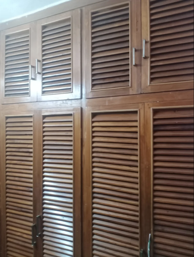 Wooden wardrobe
